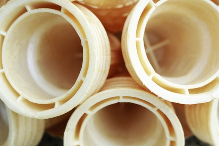 Ice cream conesの写真素材