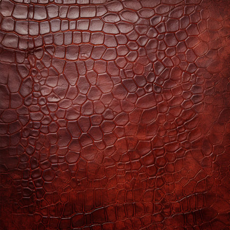 Grunge background with space for text or image. Red leather textureの写真素材