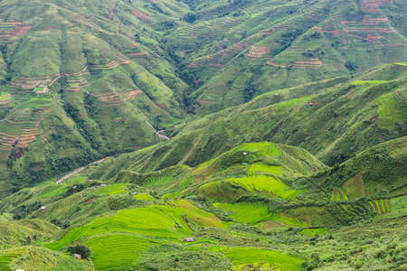 Mountain scenery in Son La Vietnam