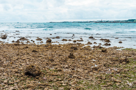 close-up image of ocean wavesの写真素材