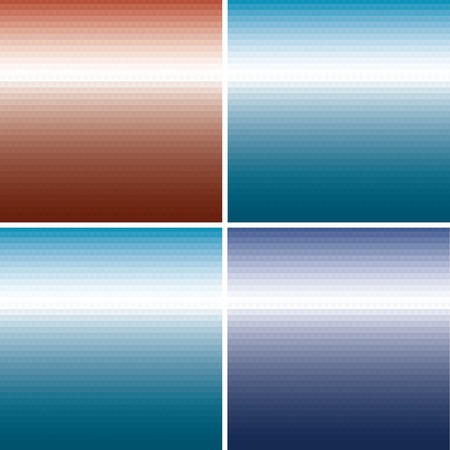 Set of vector colorful Abstract triangle backgroundsのイラスト素材