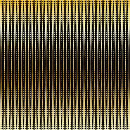 Geometric, stylish, technogenic retro halftone gold background vector illustrationのイラスト素材