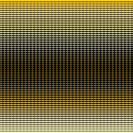 Geometric, stylish, technogenic retro halftone gold background vector illustrationのイラスト素材