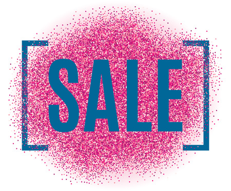 Abstract vector background with particles for sale. Pink backdrop.のイラスト素材