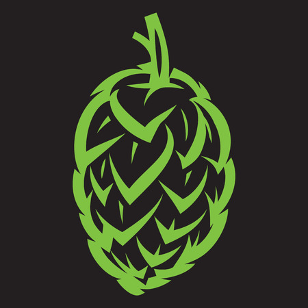 vector stylish illustration with hop kidney for designのイラスト素材