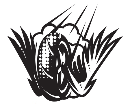 Vector monochrome pattern with wheel, wings on a motorcycle theme.のイラスト素材