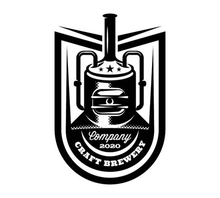 Vector pattern with brewing machine in retro style.のイラスト素材