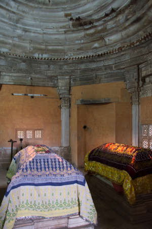 Ahmedabad / India / April 11, 2017: old thumb of islamic sultansのeditorial素材