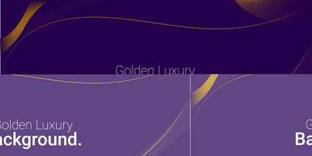 Vector golden luxury strips abstract blue background for commercial useのイラスト素材