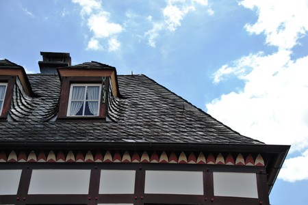 Half-timbered houses, germanyのeditorial素材