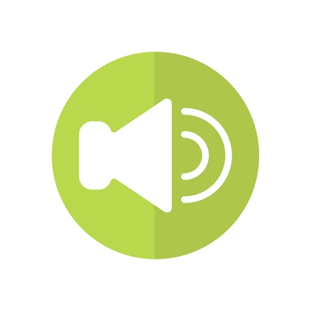 vector illustration media player video movie outline flat modern simple badge and colorful icon set styleのイラスト素材