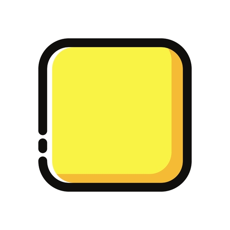 vector illustration media player video movie outline flat modern simple badge and colorful icon set styleのイラスト素材