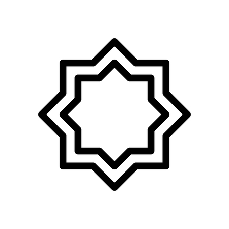 vector illustration simple modern flat outline badge monochrome color icon set styleのイラスト素材