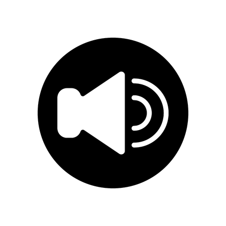 vector illustration media player video movie outline flat modern simple badge and colorful icon set styleのイラスト素材