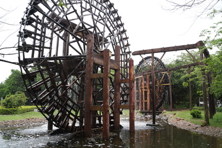 Waterwheelの写真素材