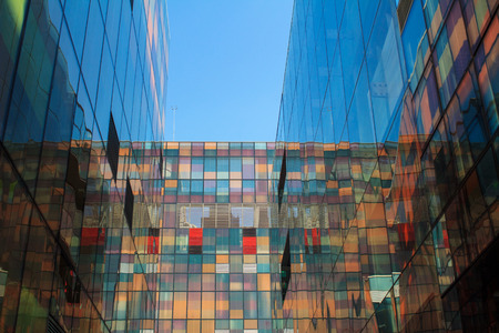 Stained glass wall in Beijingのeditorial素材