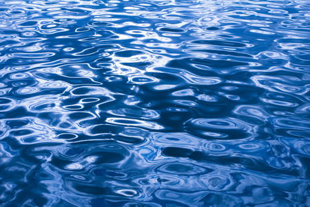 blue water with wave