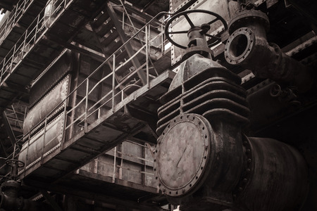 Old factory with antique colorの写真素材