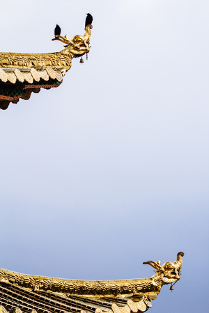 Lama temple in Tibetの写真素材
