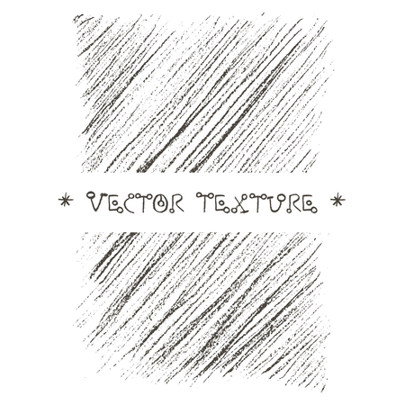 Pencil raw charcoal vector graphics for template banner with natural raw lines and curves. Grungy style and vintage abstract geometric effect.のイラスト素材