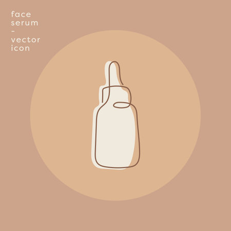 Cosmetology seamless pattern. beauty background. Female hand care illustration in minimal linear style. Seamless pattern with cosmetic products. hand-drawn illustration.のイラスト素材