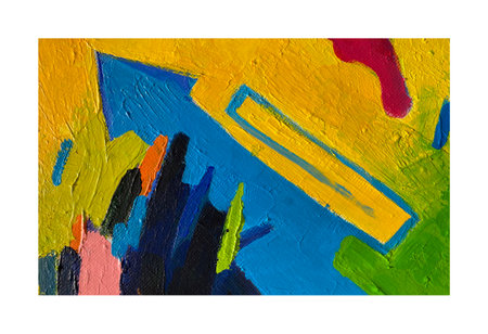 oil painting on canvas. abstract art background. Fragment of artwork. Modern art. Trendy artistic...