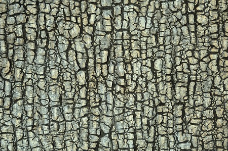 Cracked surface, old and rough closeup