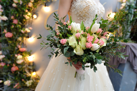 The bride's bouquetの写真素材