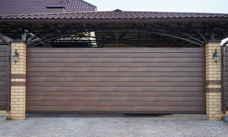 Modern sliding wide gates