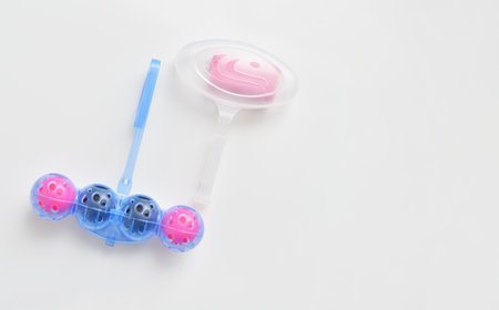 Two different toilet air refresher