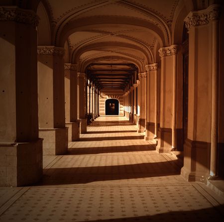 Roman gangwayの写真素材