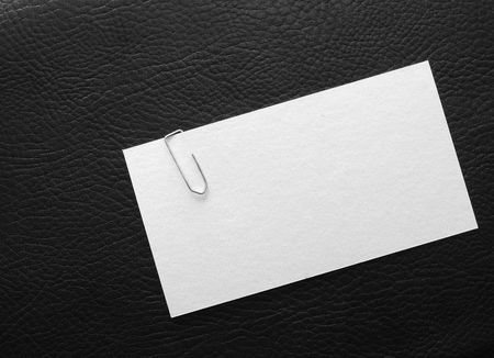 blank business cardの写真素材