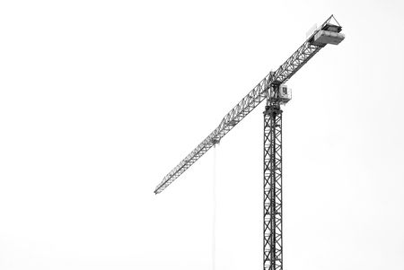 crane isolatedの写真素材