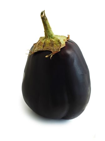 eggplant / aubergine isolatedの写真素材