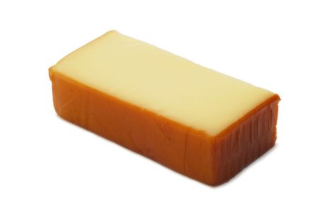 cheese slice isolatedの写真素材