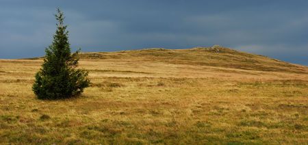 stormy landscapeの写真素材