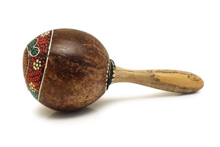maracas isolatedの写真素材