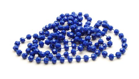 blue necklaceの写真素材