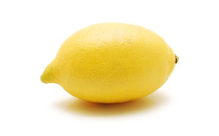 lemon isolatedの写真素材