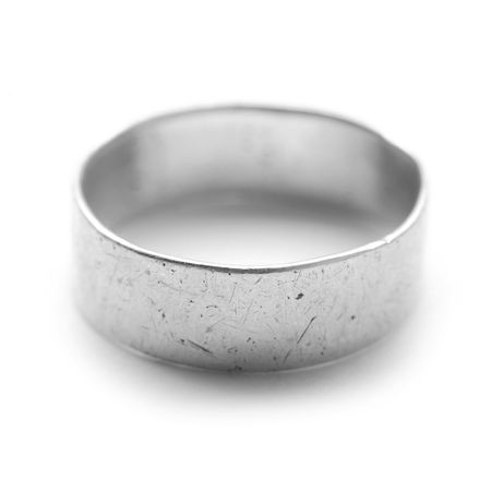 silver ringの写真素材