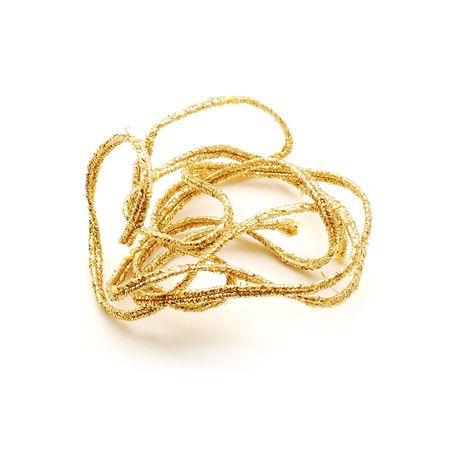 decorative golden stringの写真素材