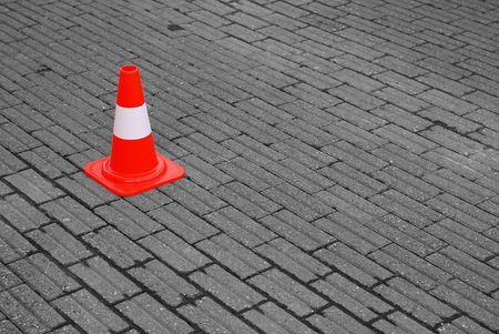 traffic coneの写真素材