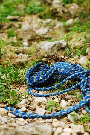climbing ropeの写真素材