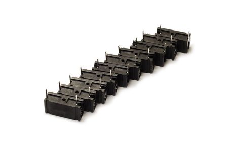 black capacitors isolatedの写真素材