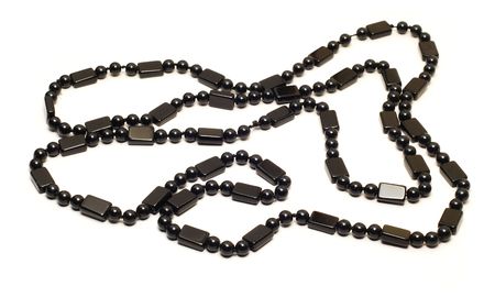 black necklaceの写真素材