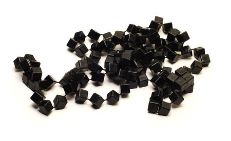 black necklaceの写真素材