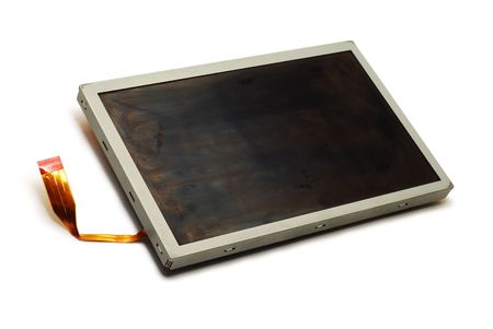 lcd display isolatedの写真素材