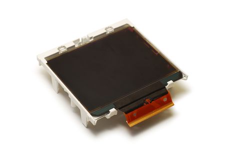 lcd display isolatedの写真素材