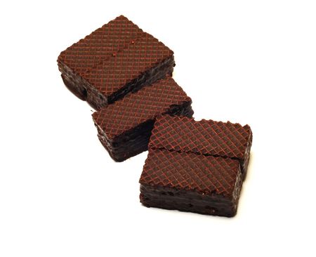 chocolate wafersの写真素材