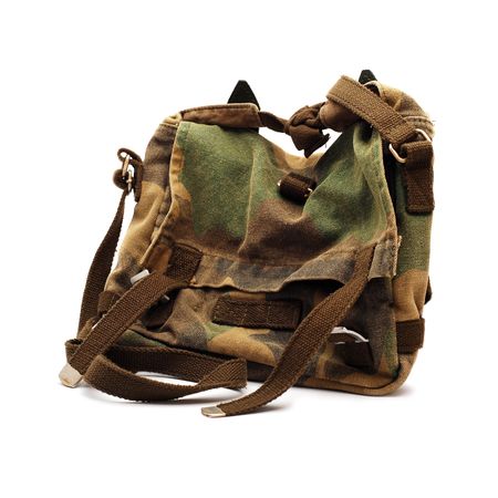 camouflage bagの写真素材